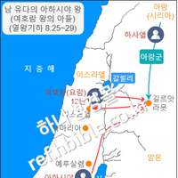 남 유다의 아하시야 왕 (여호람 왕의 아들) (열왕기하 8:25~29)