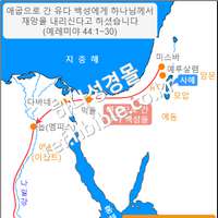 애굽으로 간 유다 백성에게 하나님께서 재앙을 내리신다고 하셨습니다 (예레미야 44:1~30)