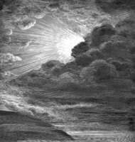 빛의 창조 (귀스타브 도레, Gustave Doré, 1866년) (창세기 1:3)